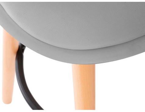 Taburete Alto Cocina Maxon Gris