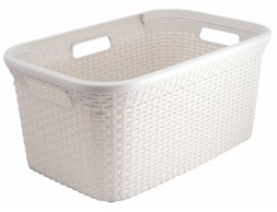 Cistella Roba Bruta Natural Style Blanc