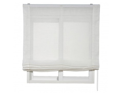 Estor Plegable Translúcid Blanc