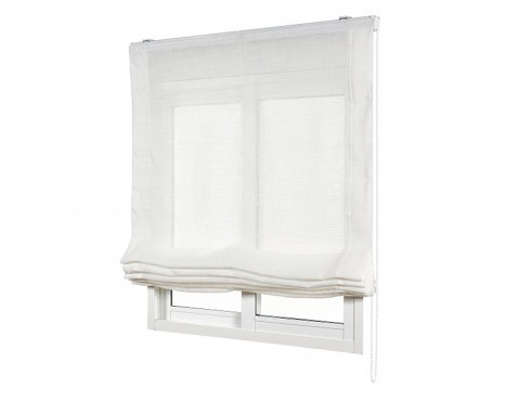 Estor Plegable Translúcid Blanc