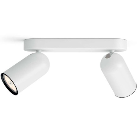 Regleta 2 Focos Led Philips Pongee Blanco