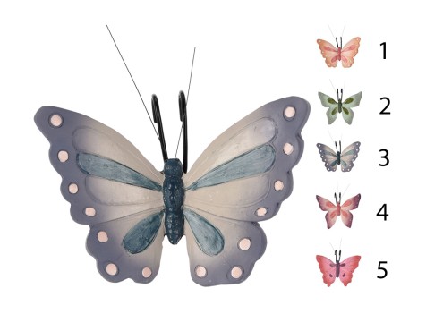 Figura Mariposa Para Maceta 5 Modelos