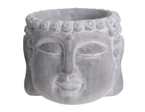 Maceta Cemento Buda 2 Modelos