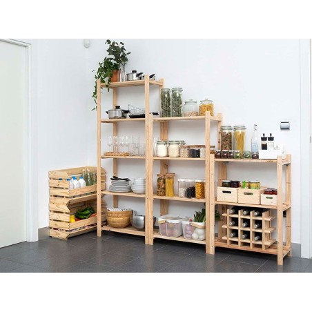 Caja Con Tapa Madera Natural