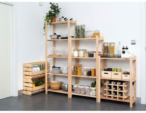 Caja Con Tapa Madera Natural