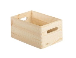 Caja De Madera Pino Natural