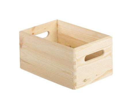 Caja De Madera Pino Natural