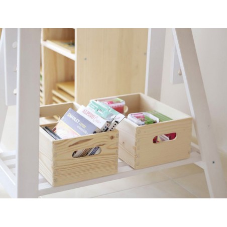 Caja De Madera Pino Natural