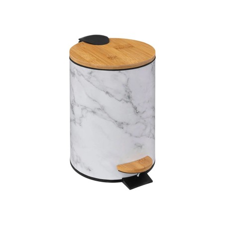 Paperera Lea Marbre Blanc