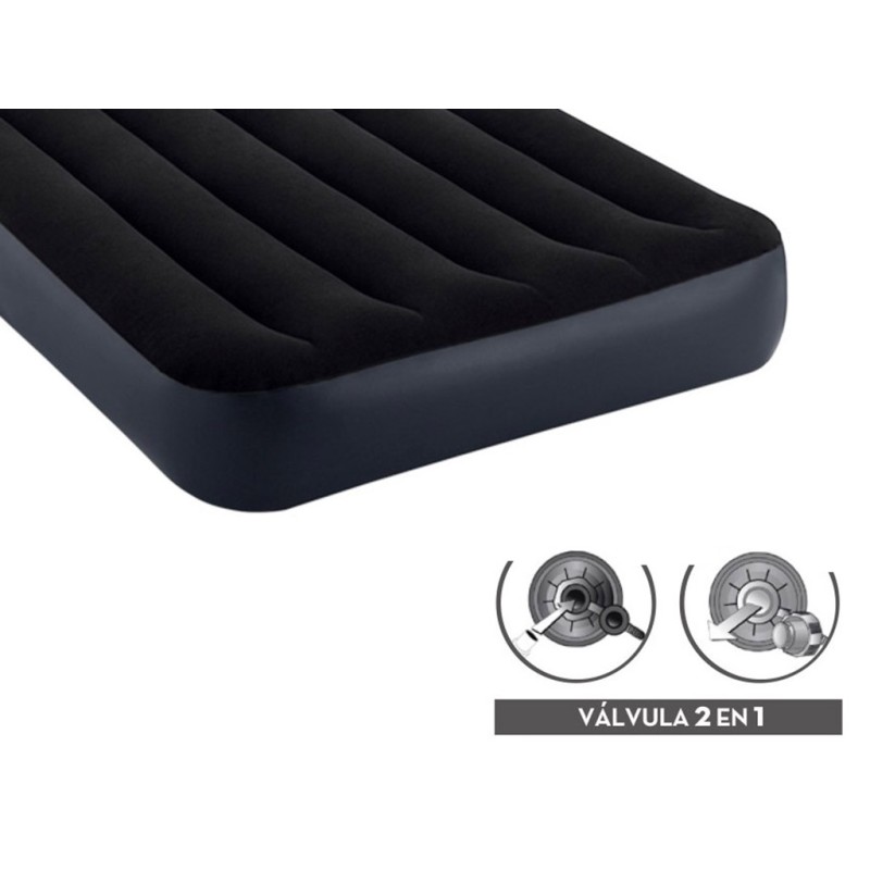 Intex 64124 - Colchón hinchable Dura-Beam Standard Pillow Rest 152 x