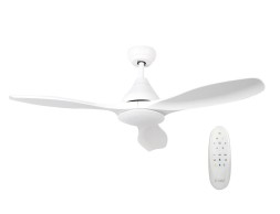Ventilador De Techo Con Luz Y Mando Luma Blanco
