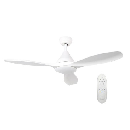 Ventilador De Techo Con Luz Y Mando Luma Blanco