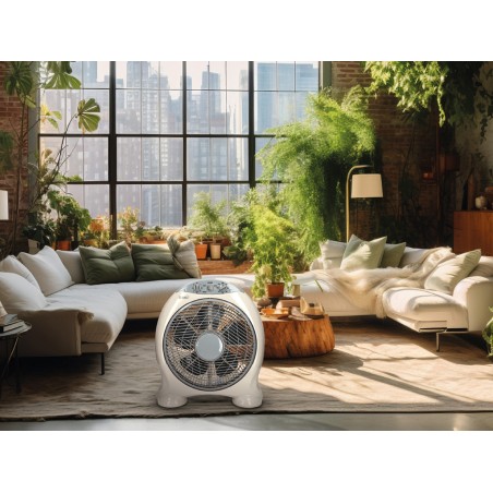 Ventilador De Suelo Santadi Blanco