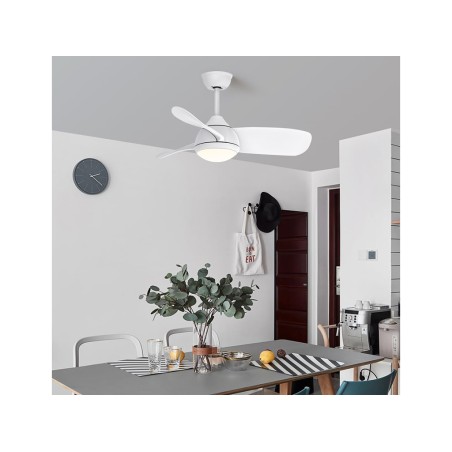 Ventilador De Techo Con Luz Beach Blanco