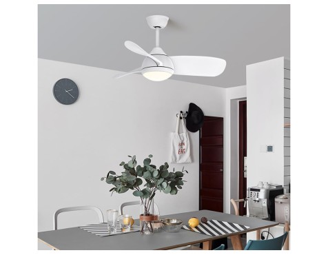 Ventilador De Techo Con Luz Beach Blanco