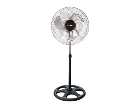 Ventilador De Peu Sandi Negre I Cromat
