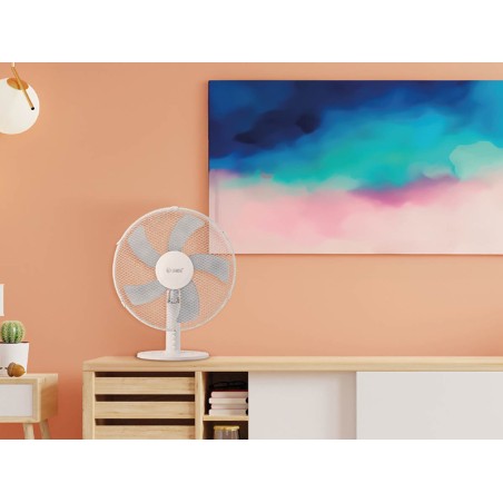 Ventilador De Sobremesa Macomia Blanco