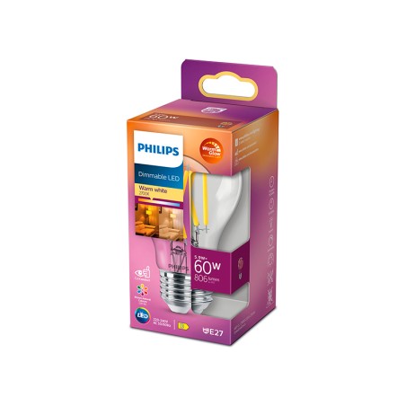 Bombeta Led Estándard Regulable Philips Càlida