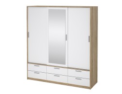 Armario 3 Puertas Correderas 6 Cajones Iris