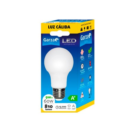 Bombilla Led Estándar Garza Luz Cálida