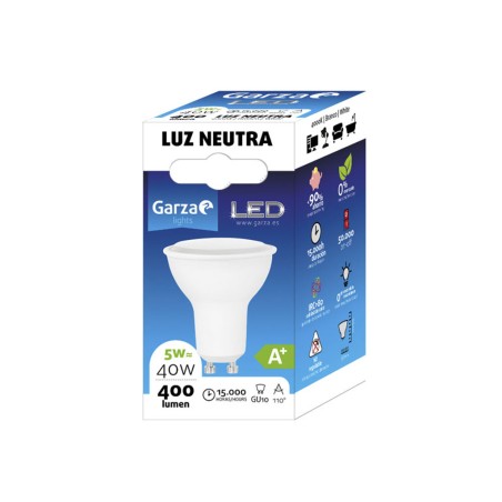 Bombeta Led gu10 Garza Llum Neutra