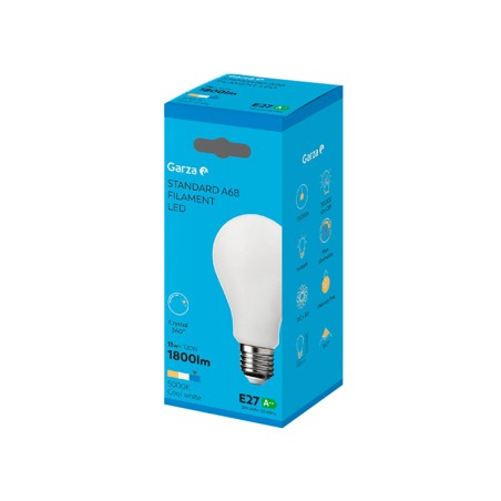 Bombilla Led Opal Filamento Estándar a68 Luz Fría