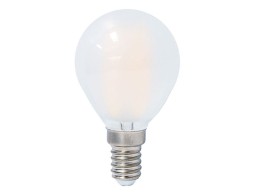 Bombilla Led Opal Filamentos Esférica Luz Cálida