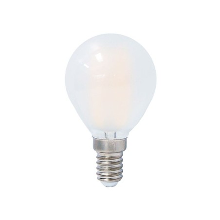 Bombilla Led Opal Filamentos Esférica Luz Cálida