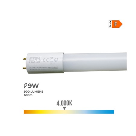 Fluorescente Led t8 9w Blanco Luz Día 9w