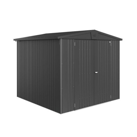 Caseta De Jardín Metálica Europa Gris Oscuro