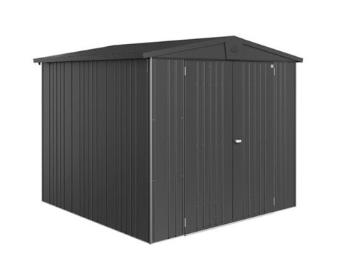 Caseta De Jardín Metálica Europa Gris Oscuro