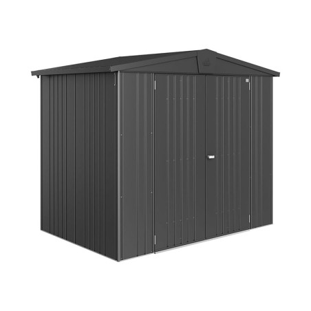 Caseta De Jardín Europa Gris Oscuro Metalizado
