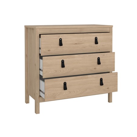 Cómoda Etna 3 Cajones Roble Jackson Hickory