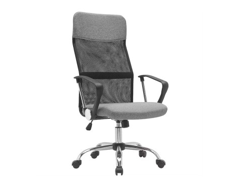 Silla Escritorio Giratoria Meeting Gris