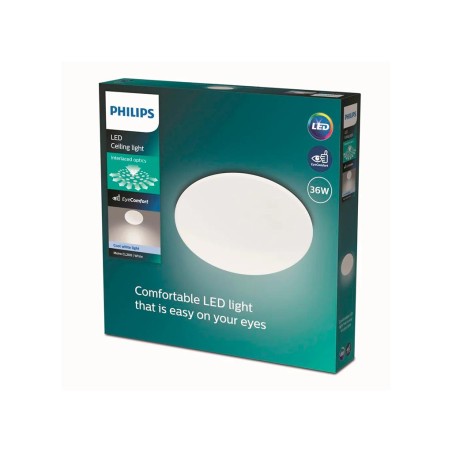 Plafó Led Philips Moire Blanc Llum Freda