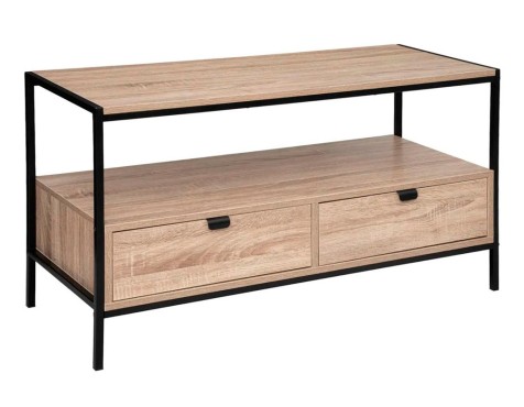 Mueble Tv Aliaj Madera Y Metal