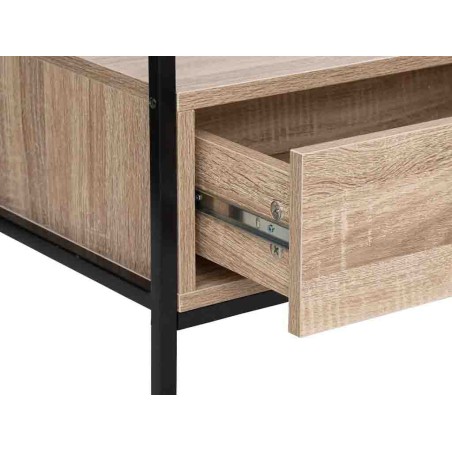 Mueble Tv Aliaj Madera Y Metal