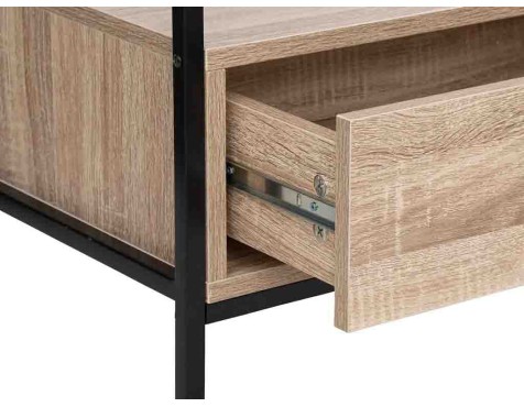 Mueble Tv Aliaj Madera Y Metal