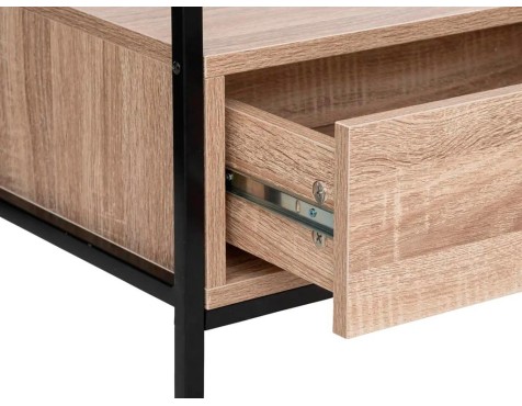 Mueble Tv Aliaj Madera Y Metal