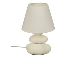 Llum De Taula Ceràmica Pedres Crema