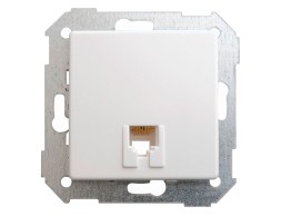 Presa Tlf 6 Contactes Rj-12 Simon s82 Blanc