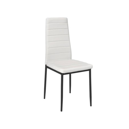 Silla Comedor Nekane Símil Piel Blanca