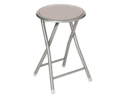 Taburete Acero Plegable Taupe