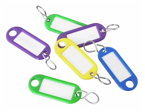 Clauer De Plàstic Colors Assortits 6ud