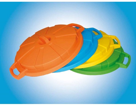 Cubell Escombraries Comunitat Amb Tapa Multicolor