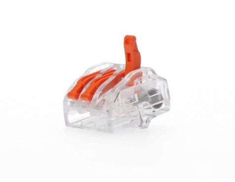 Conector Empalme 3 Tomas (5un) 0.75-2.5mm