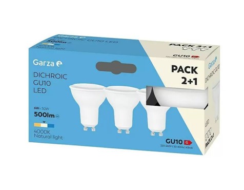 Bombeta Led Dicroica 2+1 Llum Neutra