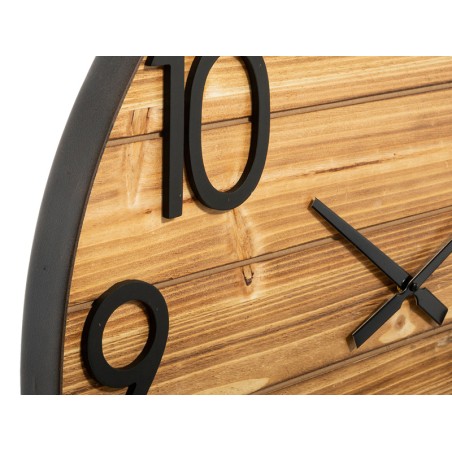 Reloj De Pared Abby Vintage Madera Y Hierro