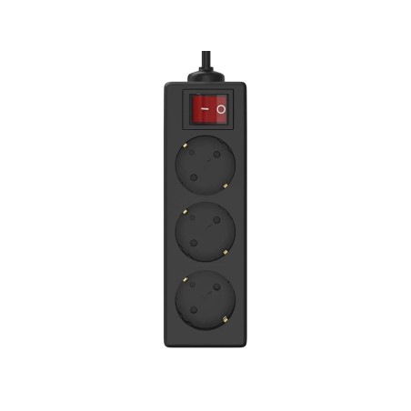 Base 3 Preses Amb Interruptor Negre