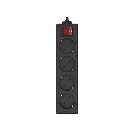 Base 4 Preses Amb Interruptor Negre